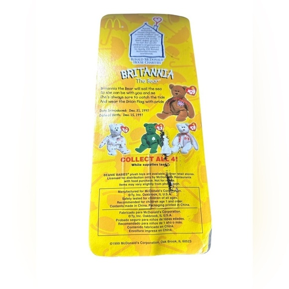 1999 TY Britannia The Bear (NWT) 🤎🇬🇧 - Picture 3 of 3
